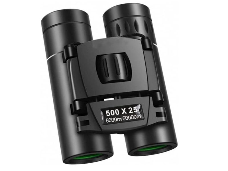 500x25 HD Powerful Binoculars 5000M Long Range Folding Mini Telescope