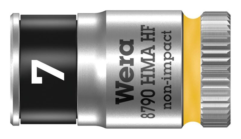 Wera (8790 7.0) Socket, Hex, Zyklop Series, 7mm AF, 6.35mm Drive