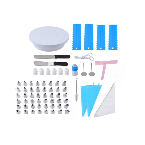 70-Piece All-in-One Stainless Steel Cake Decorating Kit