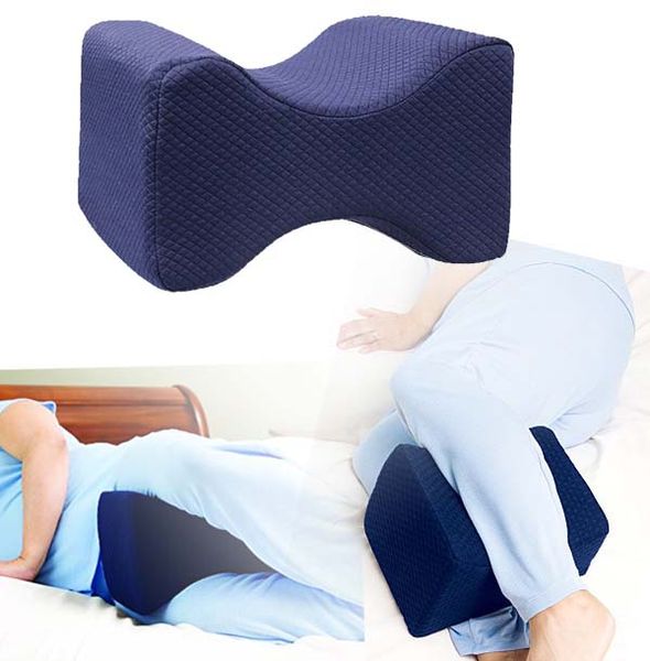 Memory Foam Pillow for Sciatica Relief - Blue