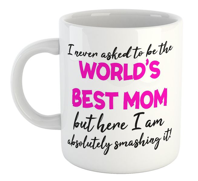 World's Best Mom Smashing It Birthday Christmas Mother's Day Gift Mug