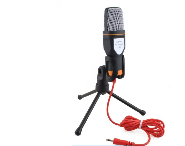 Professional Desktop Condenser Microphone Kit with Tripod Stand,3.5mm Cable