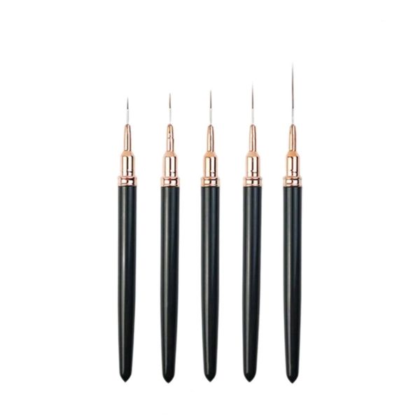 5 Piece Nail Art Brushes