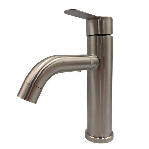 Stainless Steel Washbasin Faucet with Lever Handle