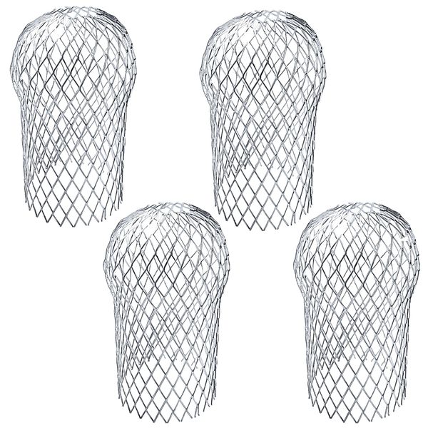 Tool DIY Aluminium Gutter Downspout Guards Set of 4 - 17cm