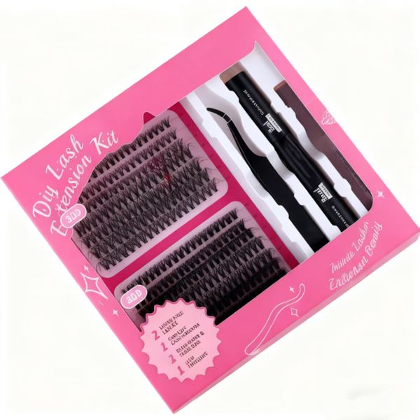 Eyelash Kit Waterproof Volume Eyelash Extensions 10-16mm 280 Eyelashes