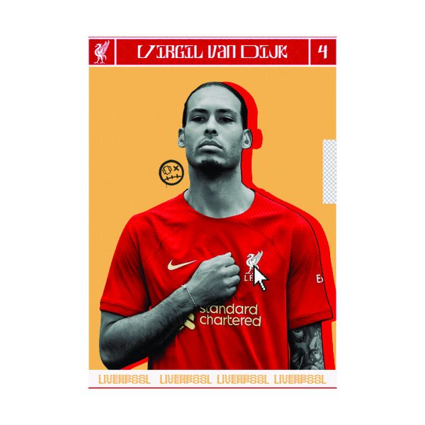 Virgil Van Dijk Liverpool - A1 Poster
