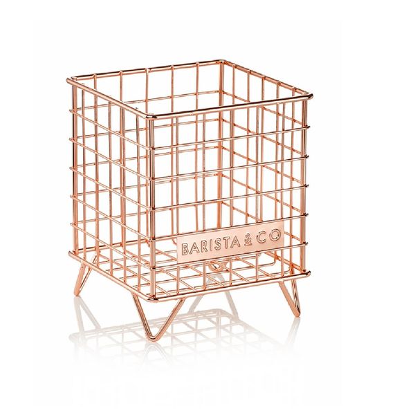 Barista &amp; Co Corral Pod Coffee Capsule Storage - Copper
