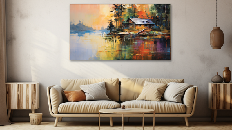 Lakeside Retreat Abstract - Hd0021 image