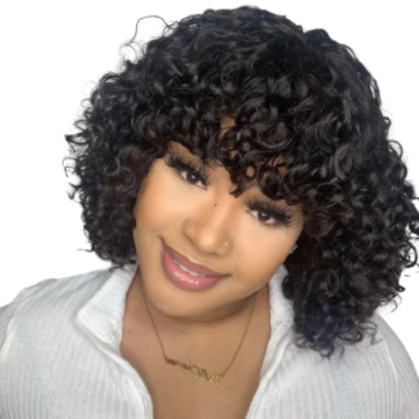 Brazilian Deep Wave Fringe Wig "8