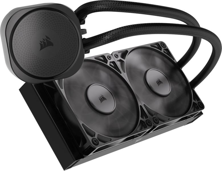 Corsair NAUTILUS 240 RS Air Cooler -Black Dual 120mm Fans 74.37 CFM 2100RPM