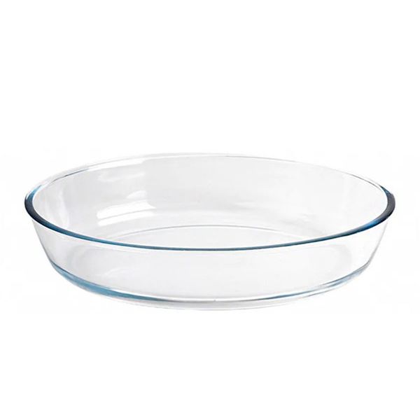 Borosilicate Glass Baking Oval Dish for Oven Casserole Dish Cookware - 35cm