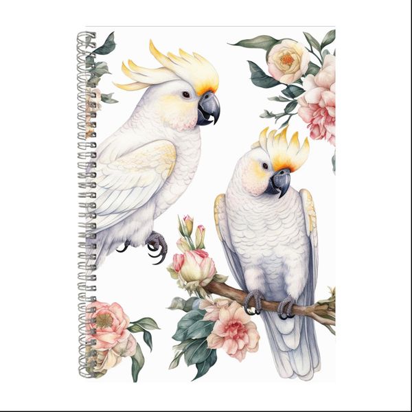 COCKATOO Watercolor Gift Idea A4 Notepad 259