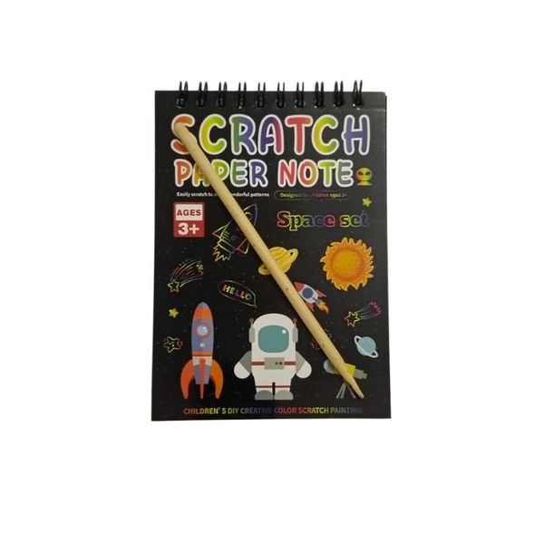 Magic Colour Reveal - DIY Scratch Art Book for Kids &amp; Creative Minds