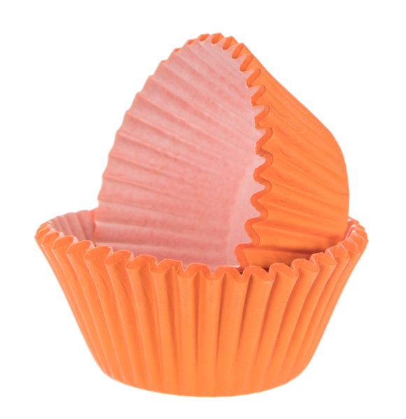 Cupcake Cup Liners Cases - Orange - 10.5cm - 100-Piece