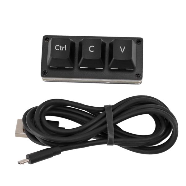 3 Key RGB Keypad Red Switch, Hot Swappable, DIY