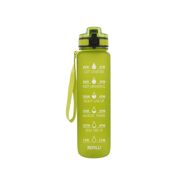1L Green Leak Proof Water Bottle