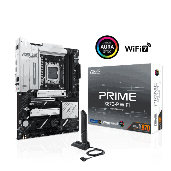 ASUS PRIME X870-P WIFI AMD Socket AM5 ATX MOTHERBOARD