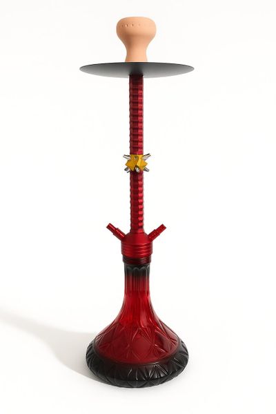 Onyx Shisha 2 Pipe - Red