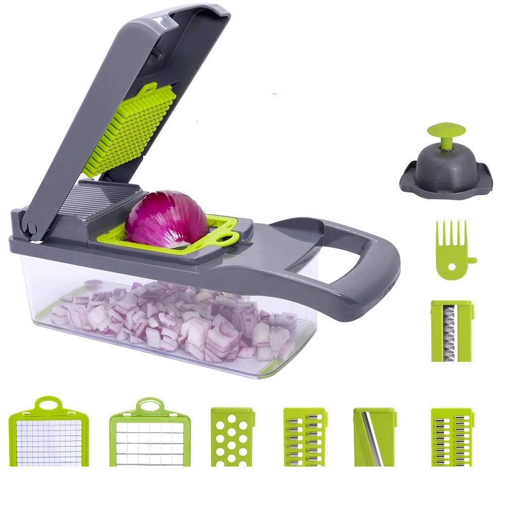 GB 14pcs Vegetable Chopper Slicer Dicer