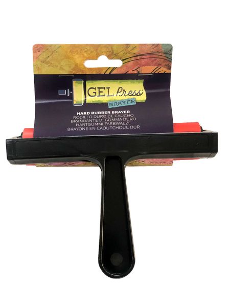 Gel Press 6'' Brayer with Black Handle