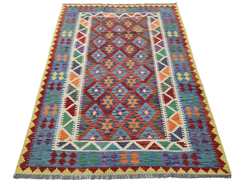 Carpetly -Beautiful Handmade woolen Choubi Kilim 250 x 182cm