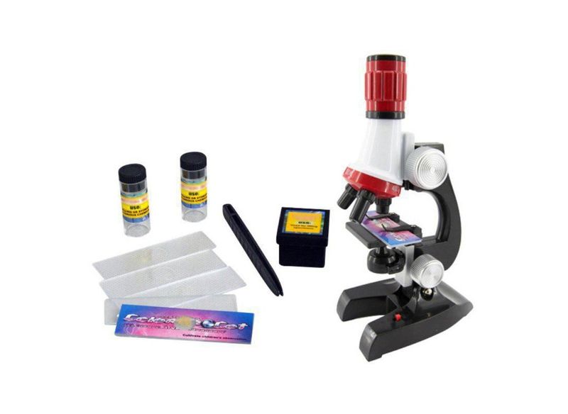 Toy Science Microscope Set 100X; 400X; 1200X Magnification