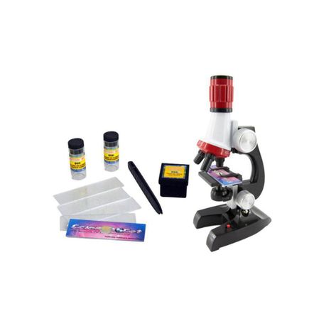 Toy Science Microscope Set 100X; 400X; 1200X Magnification- STEM Toy, Learn