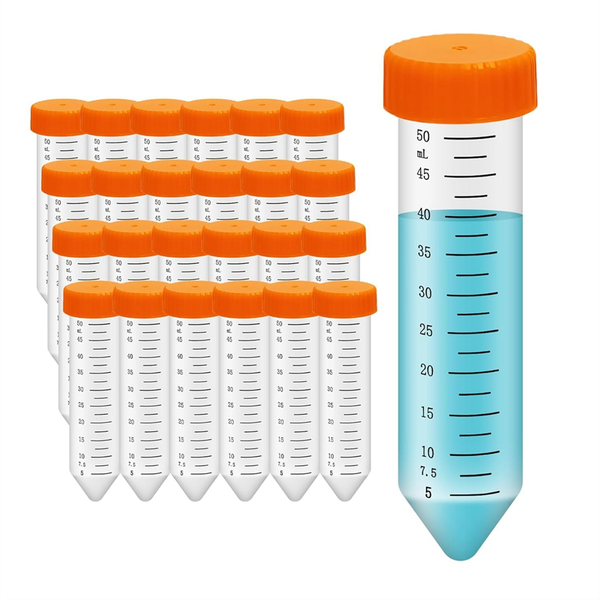 Conical Centrifuge Tubes 50Ml 25 Pcs Test Tubes Compatible with None