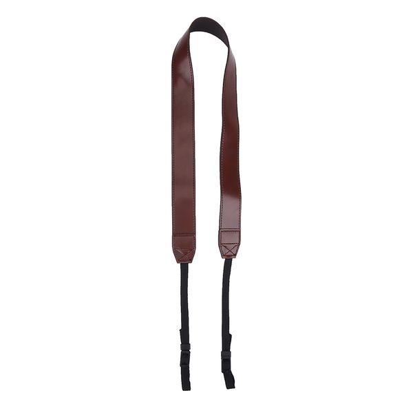 Universal Adjustable PU Leather Camera Strap Coffee