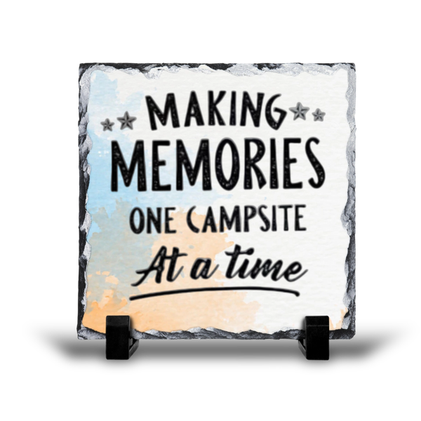 Making Memories One Campsite At A Time Adventure Camping Gift Keyring