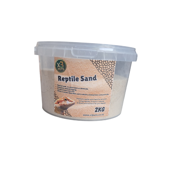 Natural Reptile Sand Substrate -Desert Sand for Reptiles 2Kg