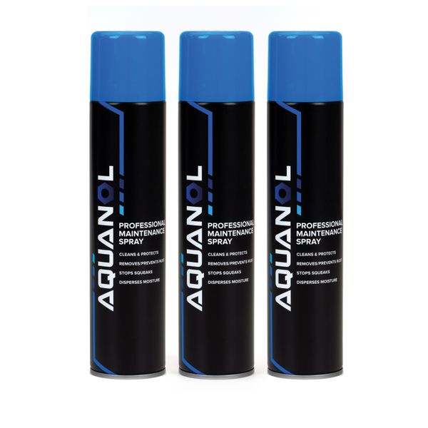 Aquanol Lubricant Professional Maintenance Spray Pack x 3 x 300ml bottle