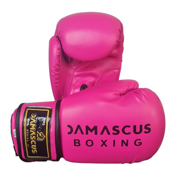 PU Synthetic Leather Boxing Gloves - Red 10OZ