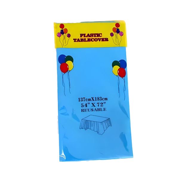 5 Pack Assorted Colors Quality Disposable Event Tablecloth