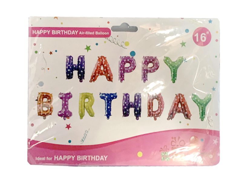 Happy Birthday Foil Balloon