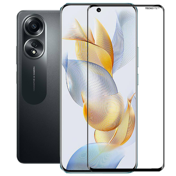 TechByte Tempered Glass Screen Protector for Oppo A58 (2023)