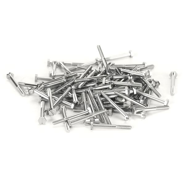 Flat Head Watch Screws 100pcs for Phone Repair