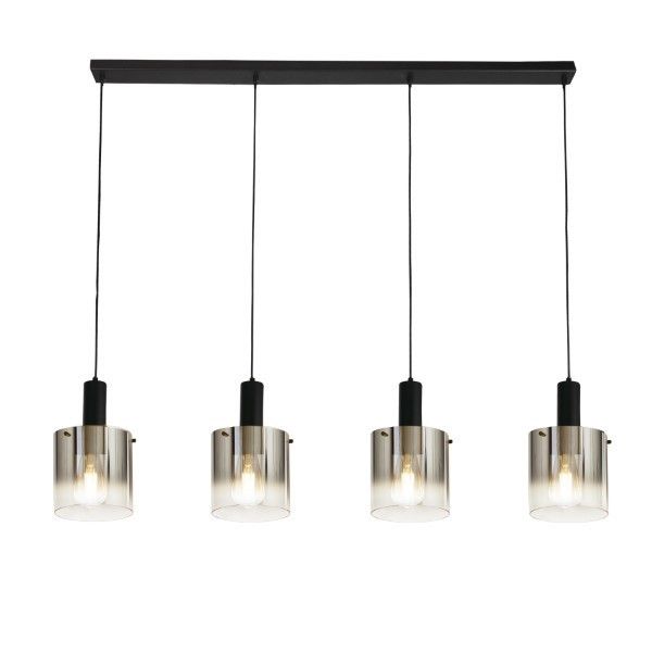 The Lighting Warehouse - Pendant Jiraiya 4 Light Smokey