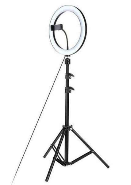 MJ260 10inch LED Selfie RGB LED Ring Light with 2.1m Tripod Stand