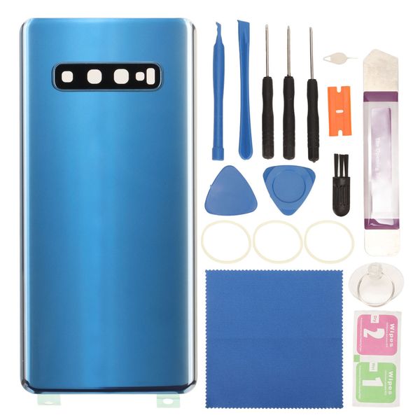 S10+ Back Glass Blue Kit
