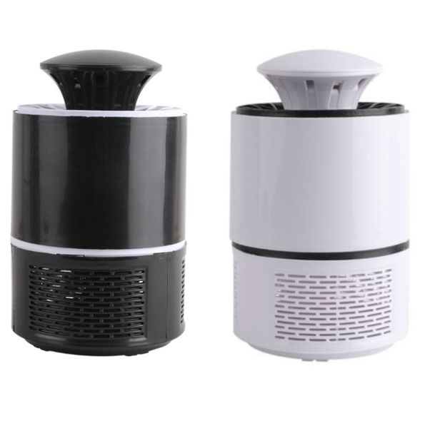 2 x Portable Black and White USB Powered Mosquito Killer Lamp Zapper