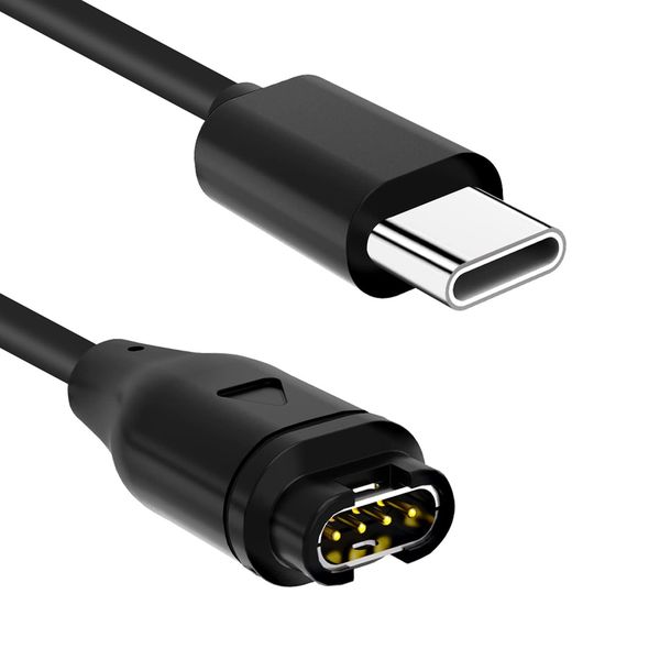 Type-C Charging Cable Replacement Compatible With Garmin Smartwatch 1m