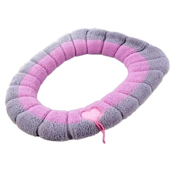 Stretchable Plush Toilet Seat Cushion Cover