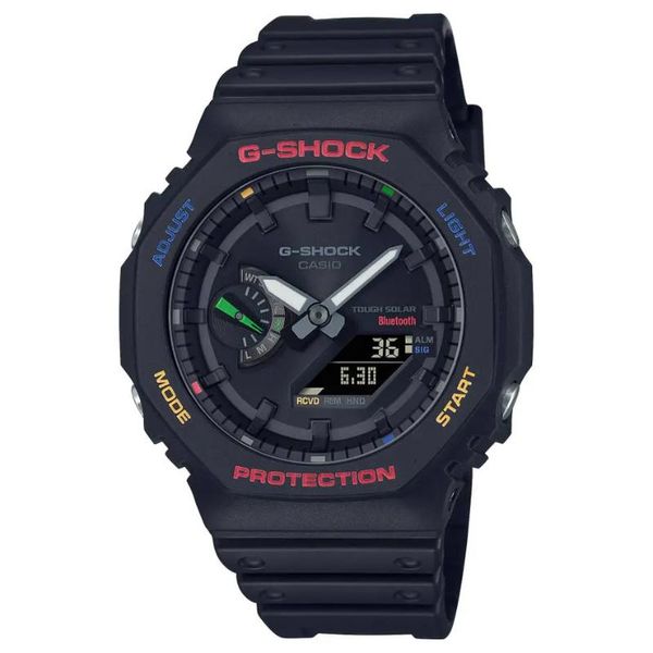 Casio G-Shock Mens Analogue &amp; Digital Rubber WatchGA-B2100FC