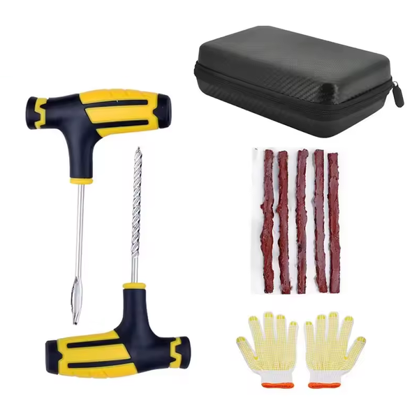 Car Tire Repair Tool - Tire Repair Tool with Rubber Strip -4Pcs