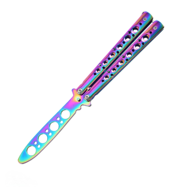 Butterfly Trainer Knife - Unsharpened Stainless Steel Practice Balisong