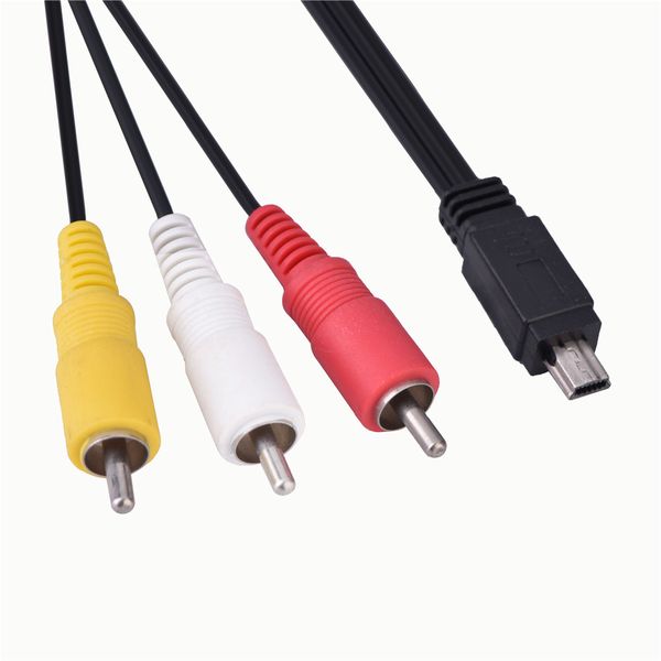 Video Audio AV Mini USB to 3 RCA for Canon Camera IXUS 990 IS 980 IS 970 IS
