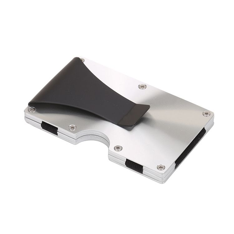 T4U Aluminium Minimalist Card Holder & Money Clip RFID Blocking
