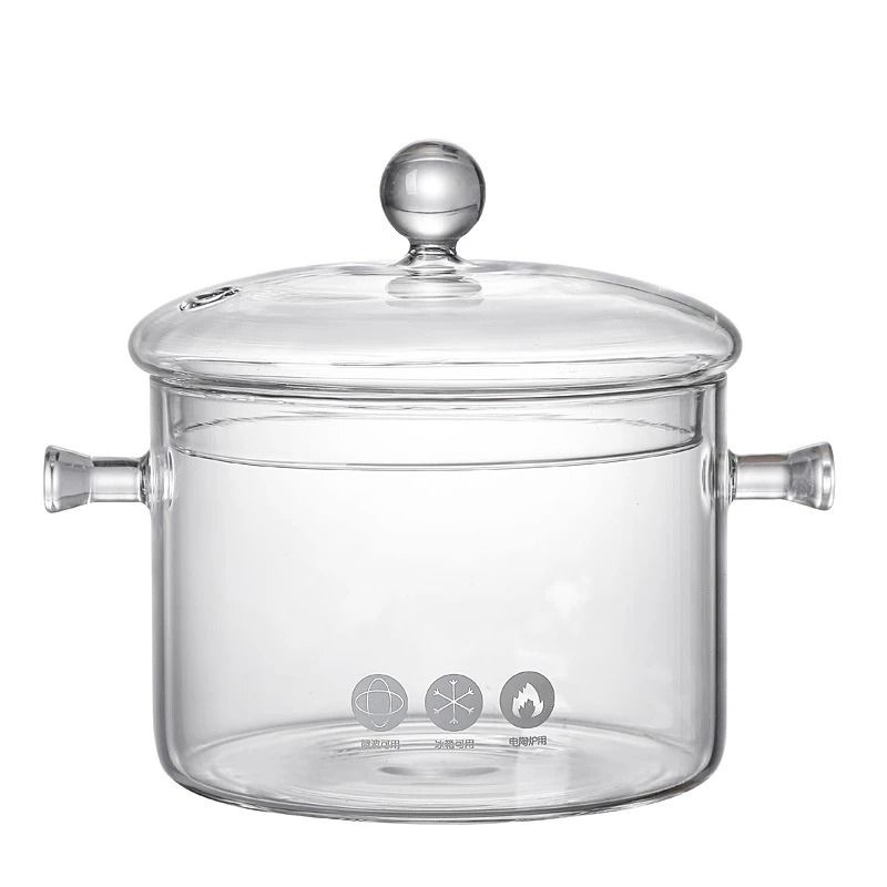 High Borosilicate Clear Glass Pot 1300ml - SD | Shop Today. Get it ...